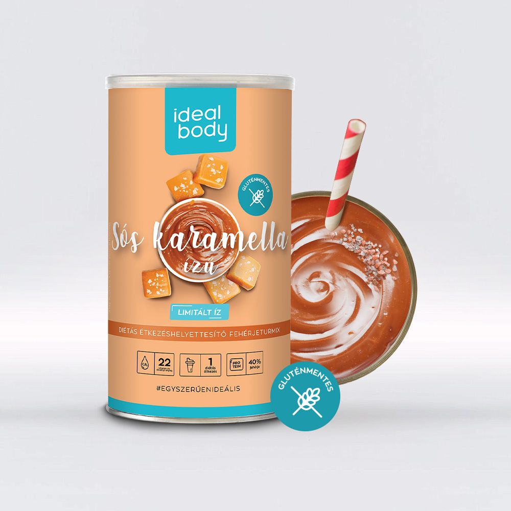SÓS KARAMELLA ízű IdealBody® diétás fehérje turmixpor SÓS KARAMELLA ízű IdealBody® diétás fehérje turmixpor